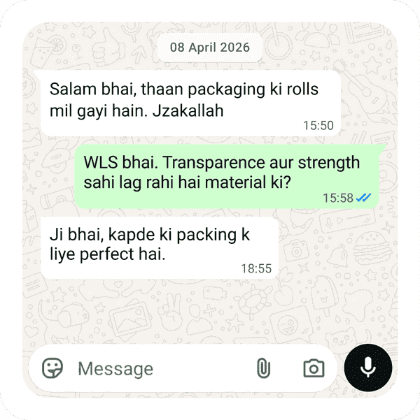 Thaan Packaging Rolls